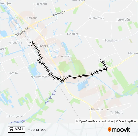 6241 Bus Line Map