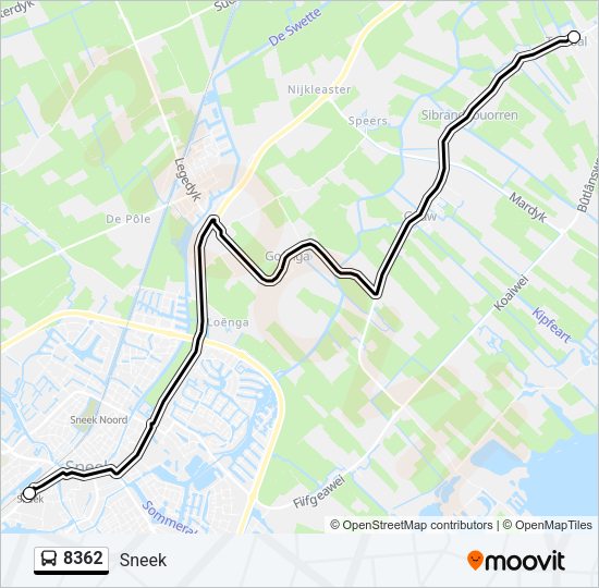 8362 Bus Line Map