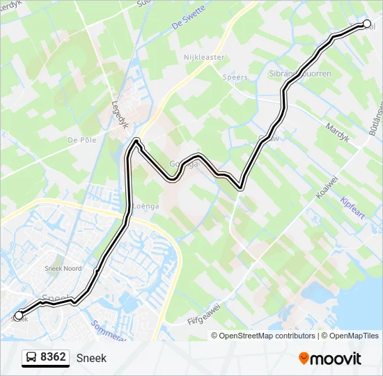 8362 Bus Line Map