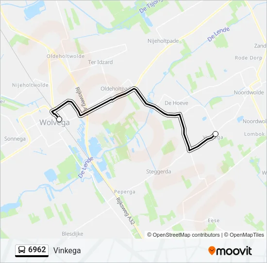 6962 Bus Line Map