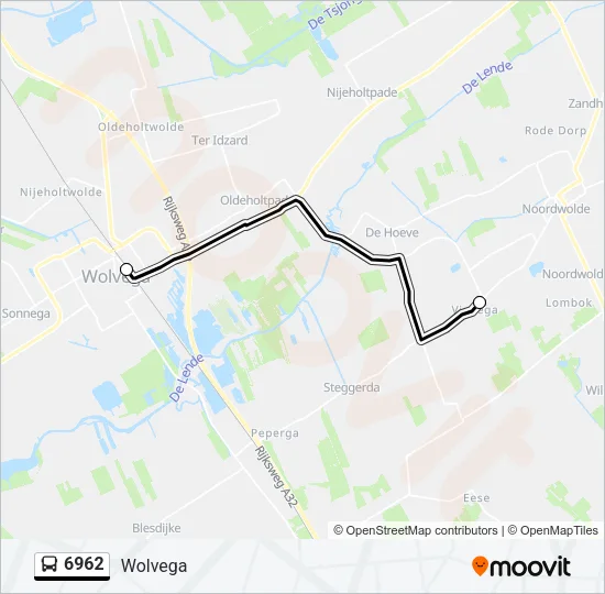 6962 Bus Line Map