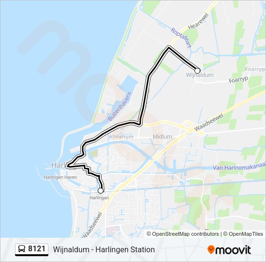 8121 Bus Line Map