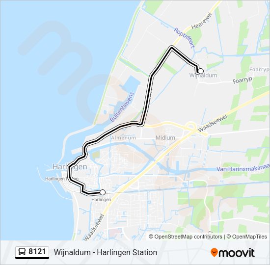 8121 Bus Line Map