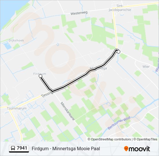 7941 Bus Line Map