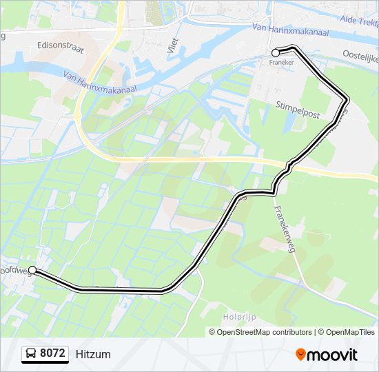 8072 Bus Line Map
