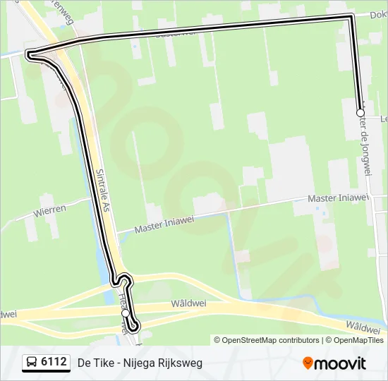 6112 Bus Line Map