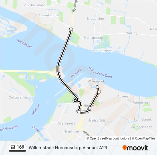 169 Bus Line Map