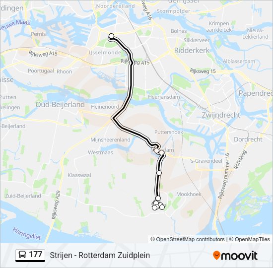 177 Bus Line Map