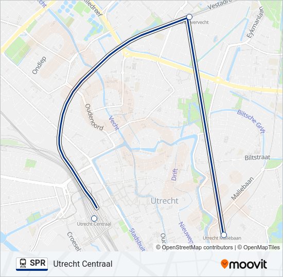SPR Train Line Map