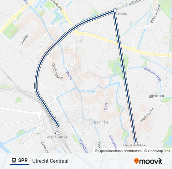 SPR Train Line Map