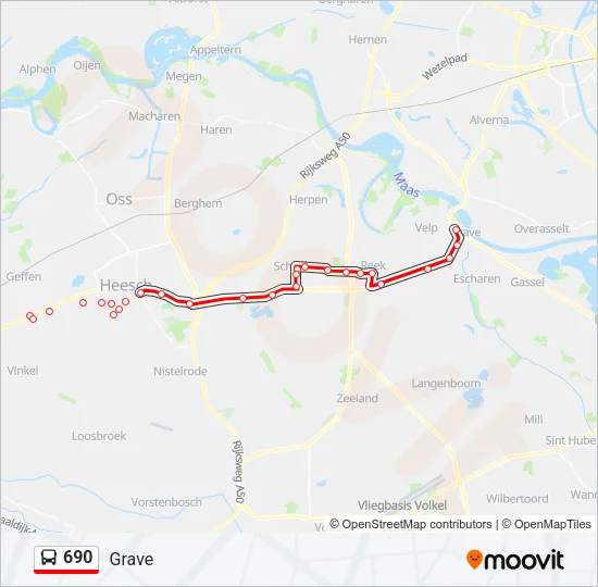 690 Bus Line Map