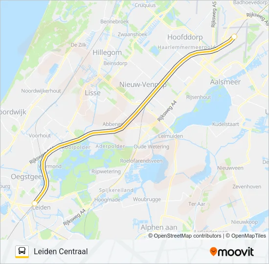 SNELBUS I.P.V. TREIN Bus Line Map