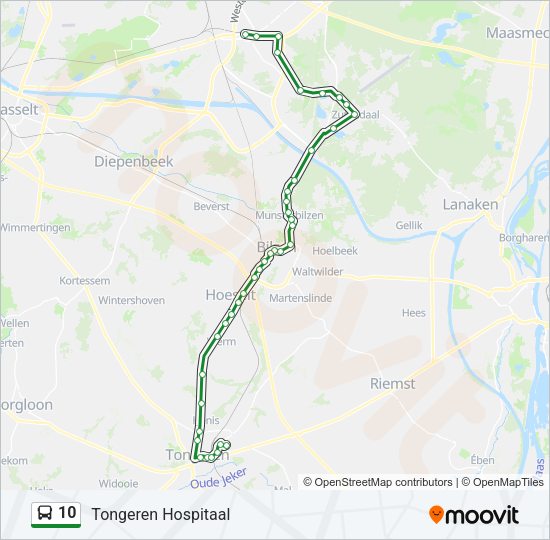 10 Bus Line Map