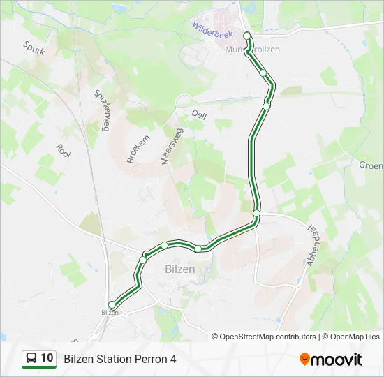 10 Bus Line Map