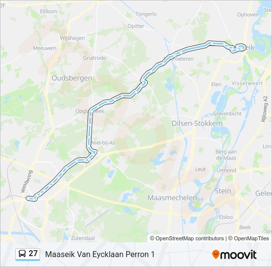 27 Bus Line Map