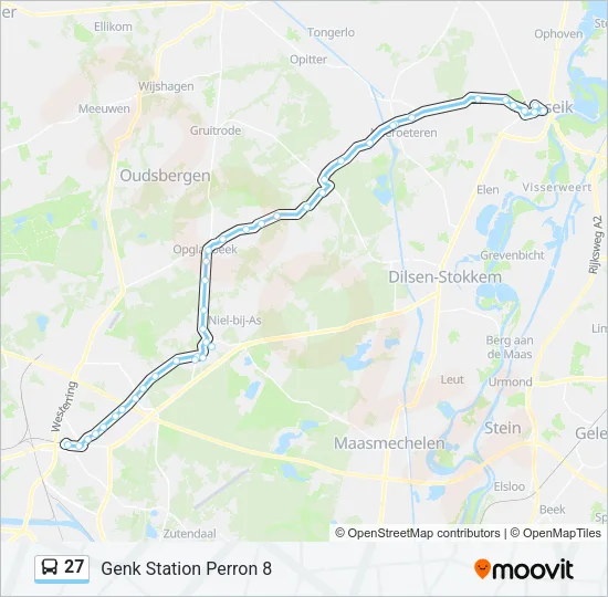 27 Bus Line Map
