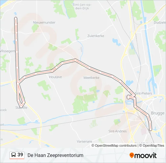 39 Bus Line Map