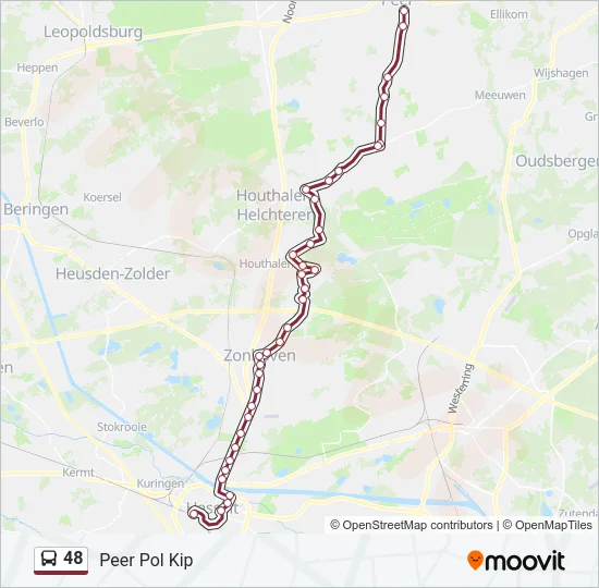 48 Bus Line Map