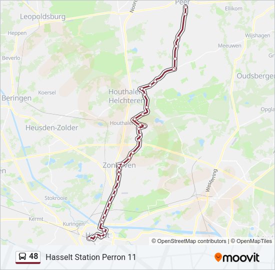 48 Bus Line Map