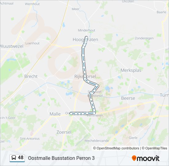 48 Bus Line Map
