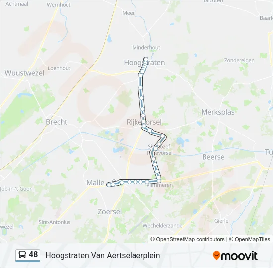 48 Bus Line Map