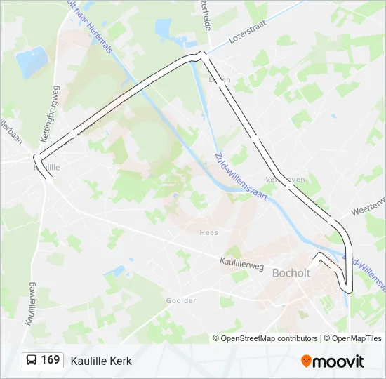 169 Bus Line Map
