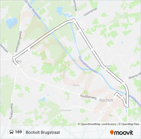 169 Bus Line Map