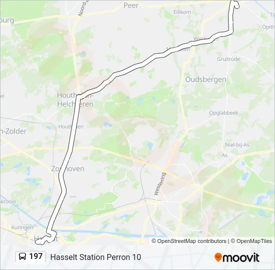 197 Bus Line Map