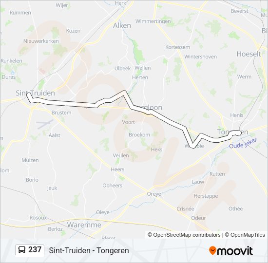 237 Bus Line Map