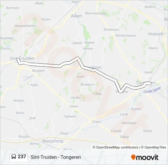 237 Bus Line Map
