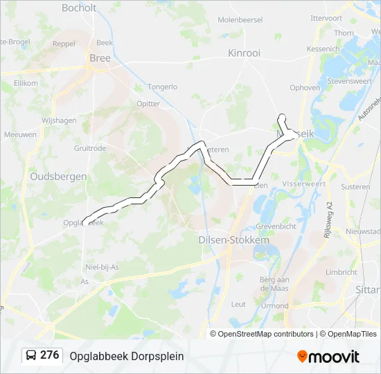 276 Bus Line Map