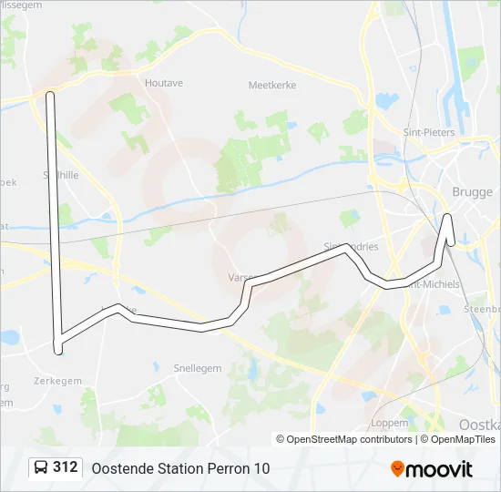 312 Bus Line Map