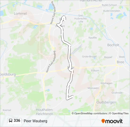 336 Bus Line Map