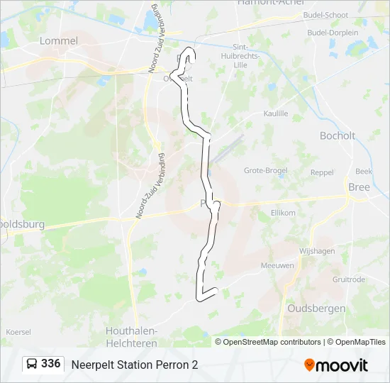 336 Bus Line Map