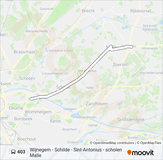 403 Bus Line Map