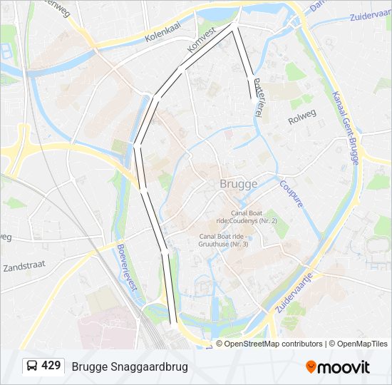 429 Bus Line Map