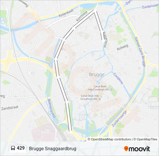 429 Bus Line Map