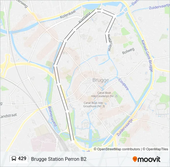 429 Bus Line Map