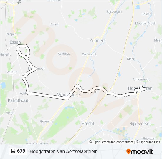 679 Bus Line Map