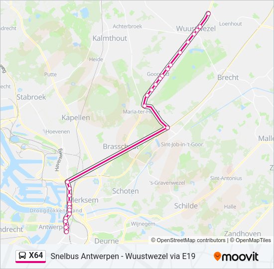 X64 Bus Line Map