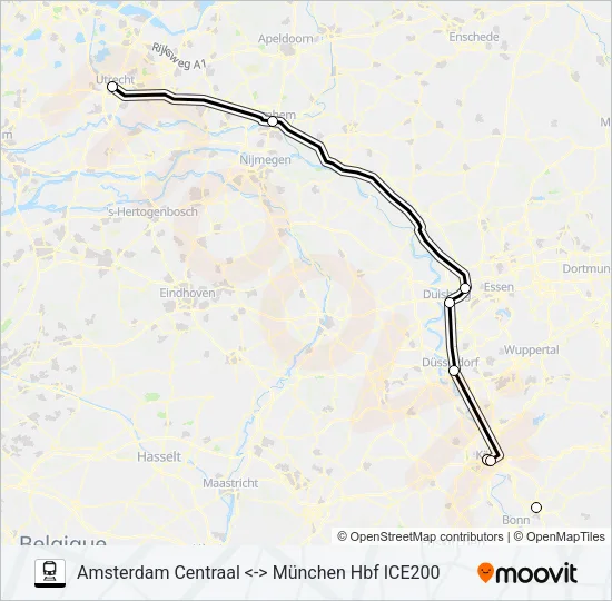 ICE INTERNATIONAL  Line Map