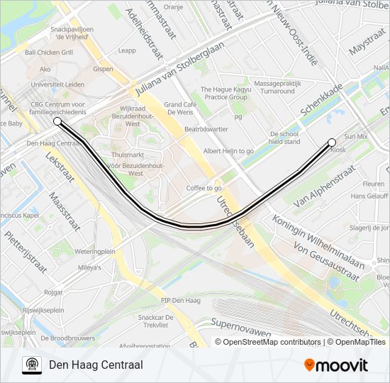 METRO IPV TREIN  Line Map