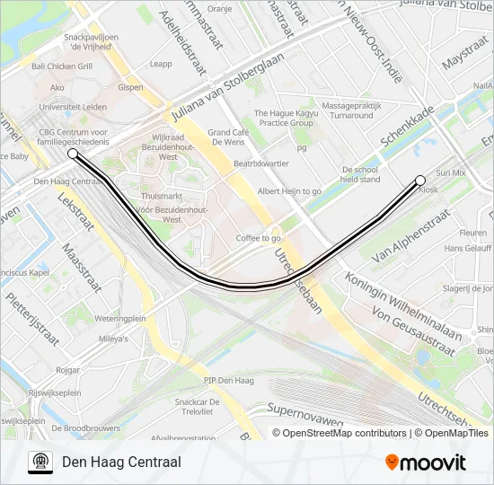 METRO IPV TREIN Metro Line Map