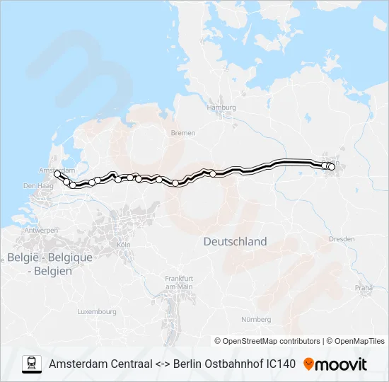 INTERCITY  Line Map