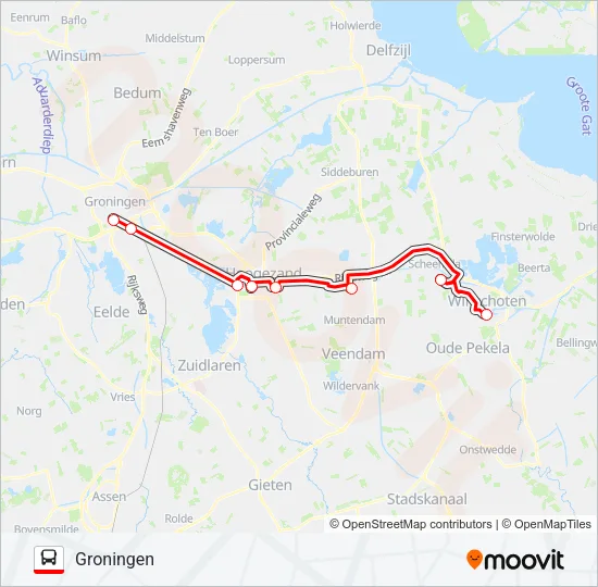 STOPBUS IPV TREIN  Line Map