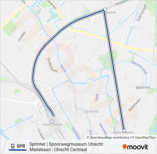 SPR Train Line Map