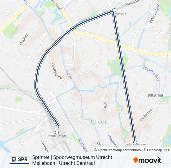 SPR Train Line Map