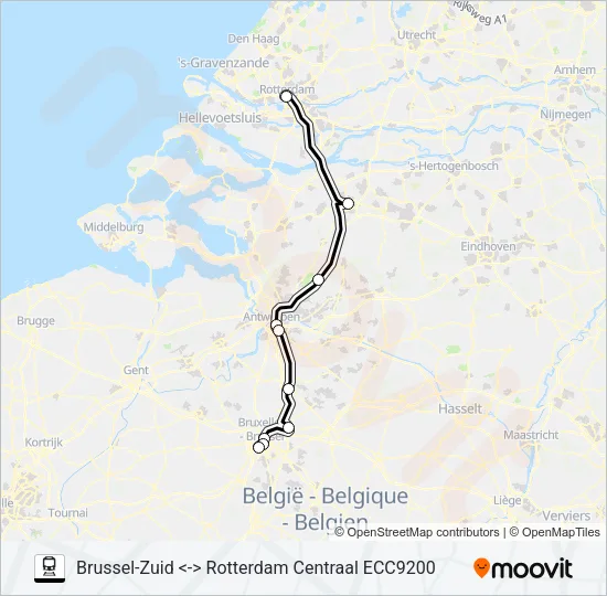 EUROCITY  Line Map