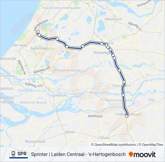 SPR Train Line Map
