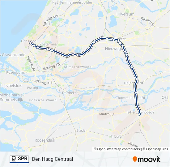 SPR Train Line Map